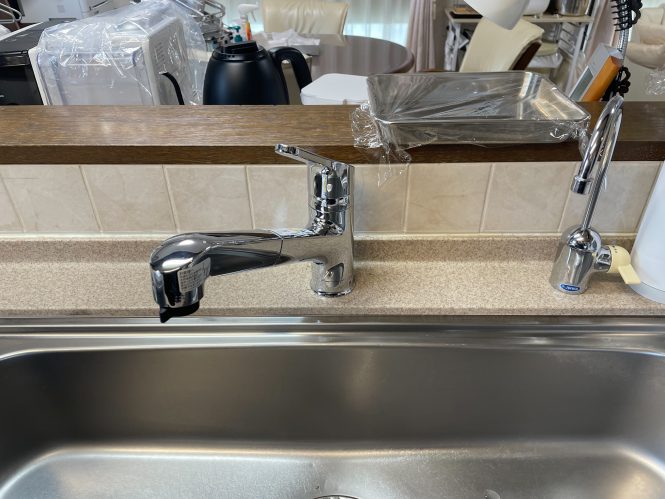 キッチン　水栓　取替 After イメージ