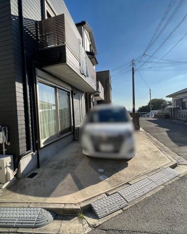 カーポート　取付 Before イメージ