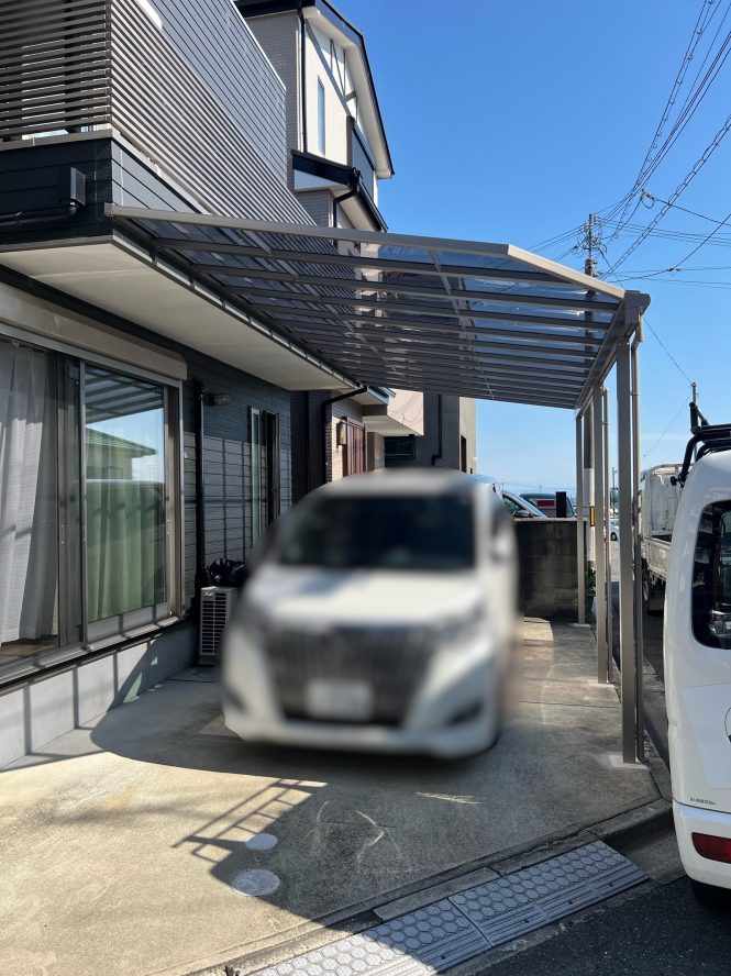 カーポート　取付 After イメージ