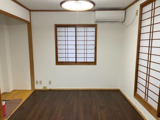壁　床　障子　エアコン After イメージ